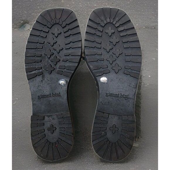 Gianni Bindi Rhinestone Animal Print Buckle Lug Sandals Women's Size 9.5 - Picture 4 of 4